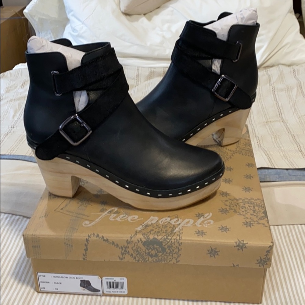 Free people clog boot